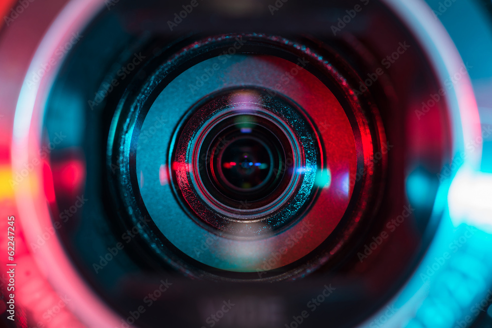 Video camera lens. Video Surveillance Ethics