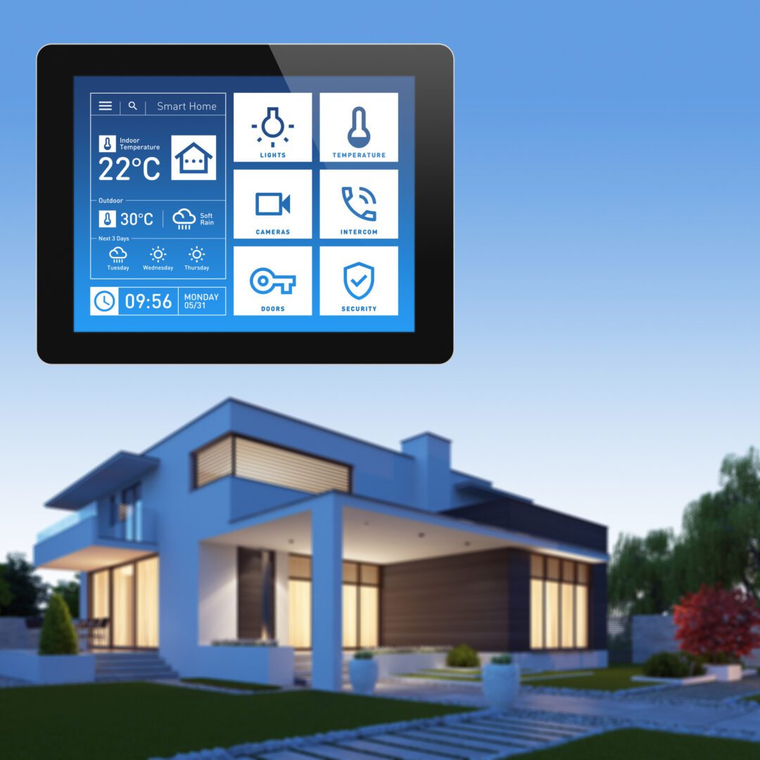 Smart home control panel interface