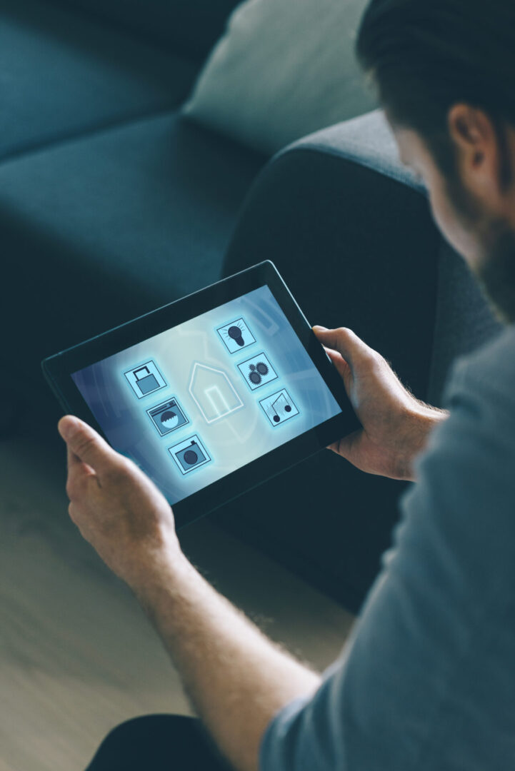 Controlling smart devices with tablet app