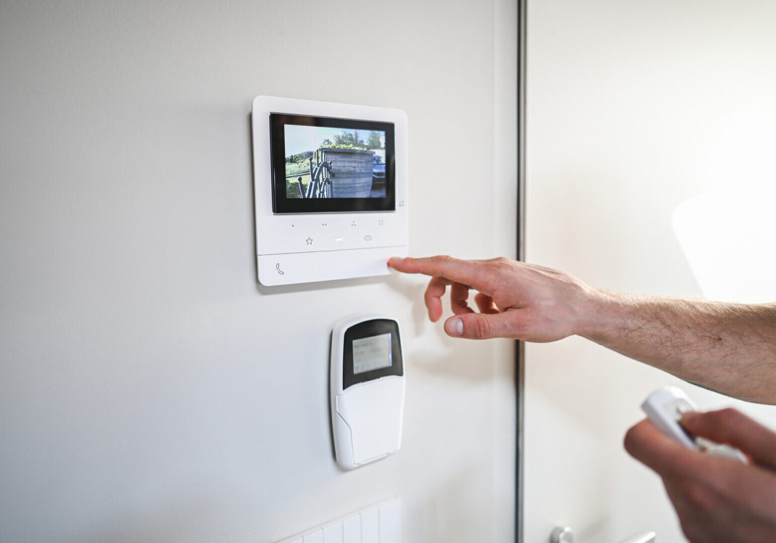 video in home for security,